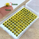 Maxbell Artificial DIY Miniature Flower Cluster Model for Decoration Yellow