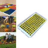 Maxbell Artificial DIY Miniature Flower Cluster Model for Decoration Yellow