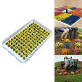 Maxbell Artificial DIY Miniature Flower Cluster Model for Decoration Yellow