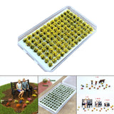 Maxbell Artificial DIY Miniature Flower Cluster Model for Decoration Yellow