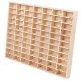 Maxbell Action Figures Display Showcase Storage Wood for Diecast Toys 77 grids