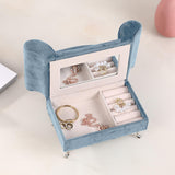 Maxbell Sofa Bed Jewelry Box Jewelry Trinket Box Jewelry Case for Decoration Blue