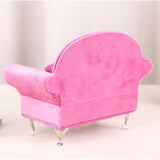 Maxbell Sofa Bed Jewelry Box Jewelry Trinket Box Jewelry Case for Decoration Pink