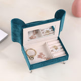 Maxbell Sofa Bed Jewelry Box Jewelry Trinket Box Jewelry Case for Decoration Green