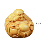 Maxbell Wood Buddha Statue Sculpture Figurine for Home Decoration Housewarming Gift
