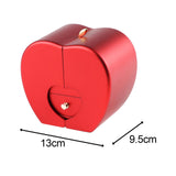 Maxbell Modern Jewelry Box Container Waterproof for Valentine'S Day Box red