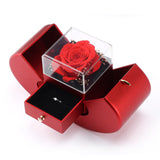 Maxbell Modern Jewelry Box Container Waterproof for Valentine'S Day Box red