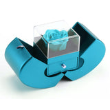 Maxbell Modern Jewelry Box Container Waterproof for Valentine'S Day Box blue