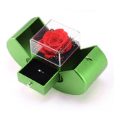 Maxbell Modern Jewelry Box Container Waterproof for Valentine'S Day Box green