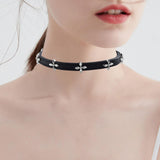 Maxbell Punk Necklace Unsex Accessory Neck Rings Elegant for Proms Occasion Outdoor Multi pattern