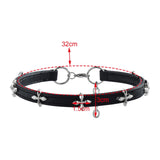 Maxbell Punk Necklace Unsex Accessory Neck Rings Elegant for Proms Occasion Outdoor Multi pattern