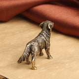 Maxbell Creative Mini Dog Statue Animals Sculpture for Living Room Office Decor