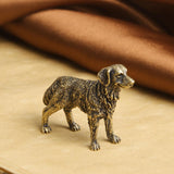 Maxbell Creative Mini Dog Statue Animals Sculpture for Living Room Office Decor