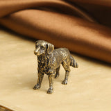 Maxbell Creative Mini Dog Statue Animals Sculpture for Living Room Office Decor