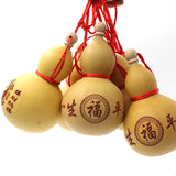 Maxbell Chinese Gourd Statue Desktop Decor with Rope Hanging for Hotel Outdoor Decor