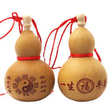 Maxbell Chinese Gourd Statue Desktop Decor with Rope Hanging for Hotel Outdoor Decor