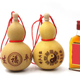 Maxbell Chinese Gourd Statue Desktop Decor with Rope Hanging for Hotel Outdoor Decor