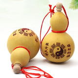 Maxbell Chinese Gourd Statue Desktop Decor with Rope Hanging for Hotel Outdoor Decor