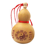 Maxbell Chinese Gourd Statue Desktop Decor with Rope Hanging for Hotel Outdoor Decor