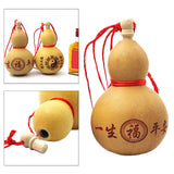 Maxbell Chinese Gourd Statue Desktop Decor with Rope Hanging for Hotel Outdoor Decor