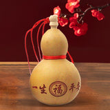 Maxbell Chinese Gourd Statue Desktop Decor with Rope Hanging for Hotel Outdoor Decor