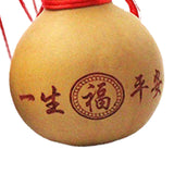 Maxbell Chinese Gourd Statue Desktop Decor with Rope Hanging for Hotel Outdoor Decor
