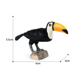 Maxbell Mini Simulation Toucan Model Modern Sculpture for Desktop Birthday Gift style B