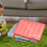 Maxbell Toy Storage Box Multipurpose Storage Container Box Save for Toys Clear