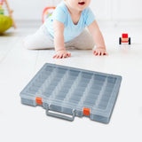 Maxbell Toy Storage Box Multipurpose Storage Container Box Save for Toys Clear