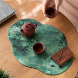 Maxbell Tea Ceremony Placemat Elegant Tablemat for Tea Ceremony Station Bamboo