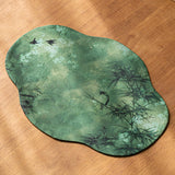 Maxbell Tea Ceremony Placemat Elegant Tablemat for Tea Ceremony Station Bamboo