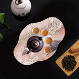 Maxbell Tea Ceremony Placemat Elegant Tablemat for Tea Ceremony Station Two Rabbits