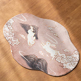Maxbell Tea Ceremony Placemat Elegant Tablemat for Tea Ceremony Station Two Rabbits