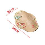 Maxbell Tea Ceremony Placemat Elegant Tablemat for Tea Ceremony Station Flower