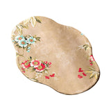 Maxbell Tea Ceremony Placemat Elegant Tablemat for Tea Ceremony Station Flower