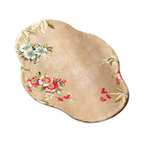Maxbell Tea Ceremony Placemat Elegant Tablemat for Tea Ceremony Station Flower