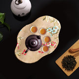 Maxbell Tea Ceremony Placemat Elegant Tablemat for Tea Ceremony Station Flower