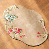 Maxbell Tea Ceremony Placemat Elegant Tablemat for Tea Ceremony Station Flower