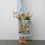 Maxbell Fashion Embroidered Tote Bag for Shopping Working Traveling Style B
