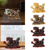Maxbell Treasures Dragon Statue Collection Exquisite for Home Office Aureate