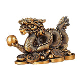 Maxbell Treasures Dragon Statue Collection Exquisite for Home Office Bronze