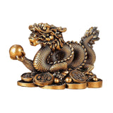 Maxbell Treasures Dragon Statue Collection Exquisite for Home Office Bronze
