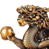 Maxbell Treasures Dragon Statue Collection Exquisite for Home Office Bronze