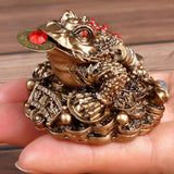 Maxbell Feng Shui Money Frog Three Legged Toad for Cash Register Office Desk