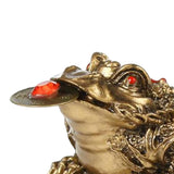 Maxbell Feng Shui Money Frog Three Legged Toad for Cash Register Office Desk