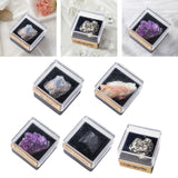 Maxbell Irregular Shape Rough Stone Science Mineral Rock Specimens for Desk Adult Blue