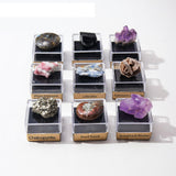 Maxbell Irregular Shape Rough Stone Science Mineral Rock Specimens for Desk Adult Blue