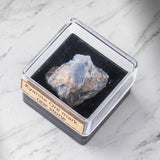 Maxbell Irregular Shape Rough Stone Science Mineral Rock Specimens for Desk Adult Blue