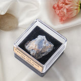 Maxbell Irregular Shape Rough Stone Science Mineral Rock Specimens for Desk Adult Blue