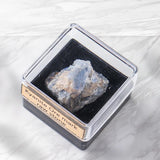 Maxbell Irregular Shape Rough Stone Science Mineral Rock Specimens for Desk Adult Blue